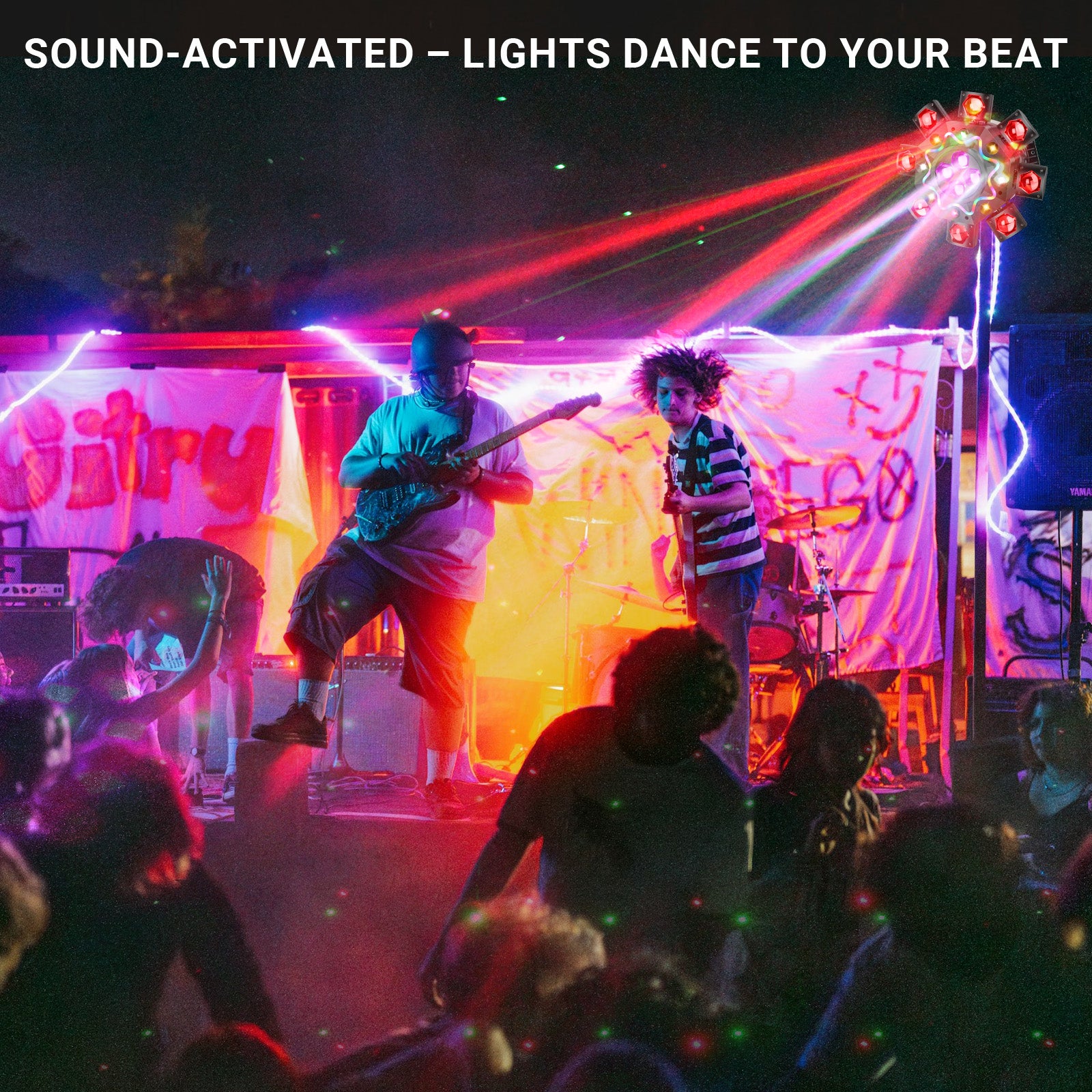 200W LED Hybrid Moving Head Effect Light with 8 Arms