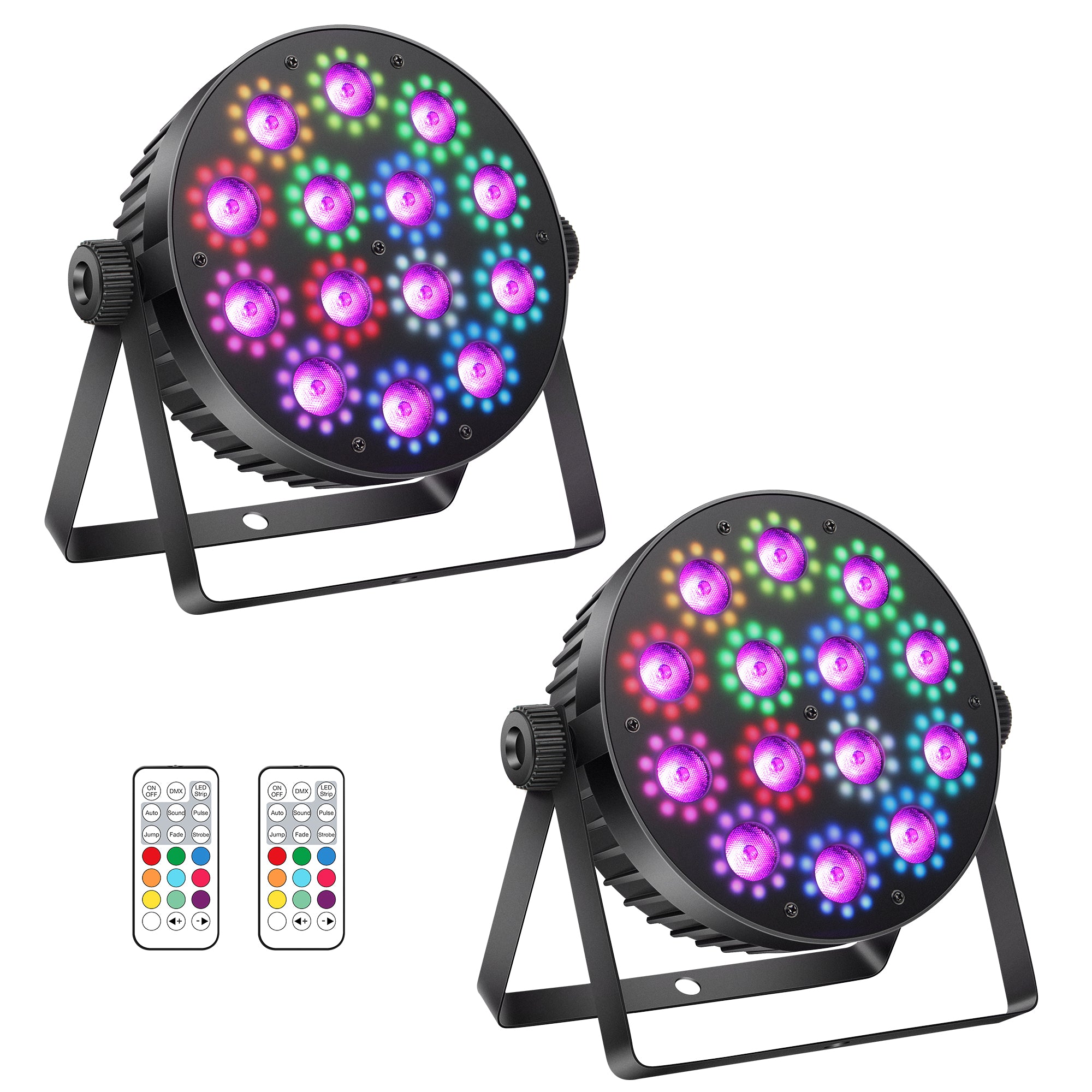 100W RGBW 4in1 LED Par Light with RGB Rings