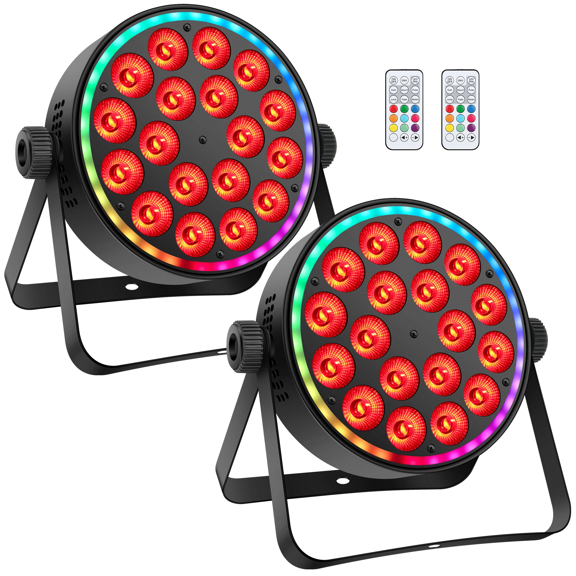 18LED RGBW 4in1 Par Light with RGB Ring