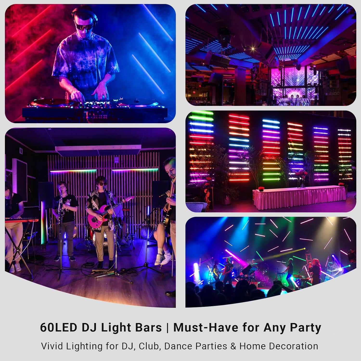 60LED APP Control LED Pixel Bar with Stand