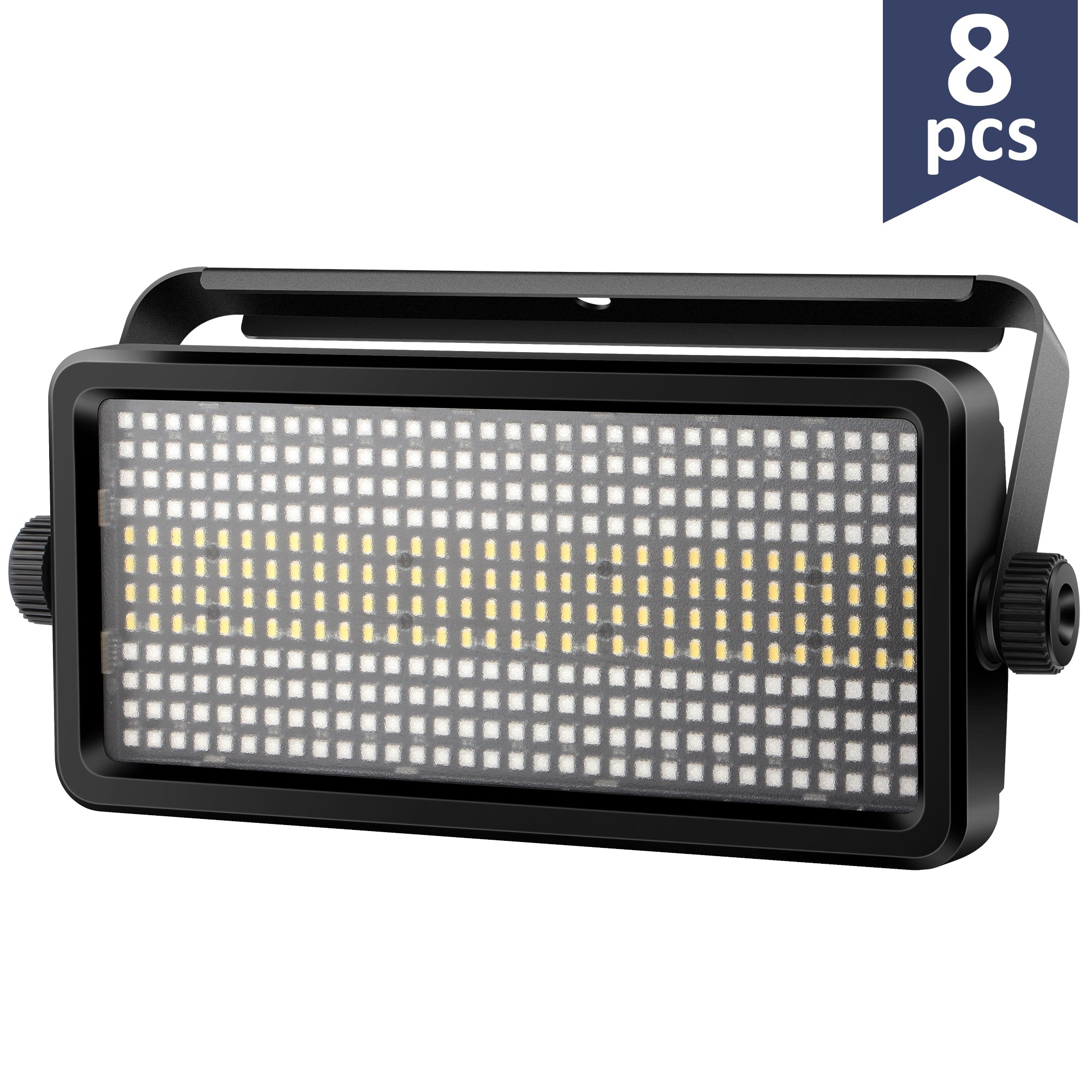 LED Stage Strobe Effect Lights - 120W RGBW, 48 Zones Chasing