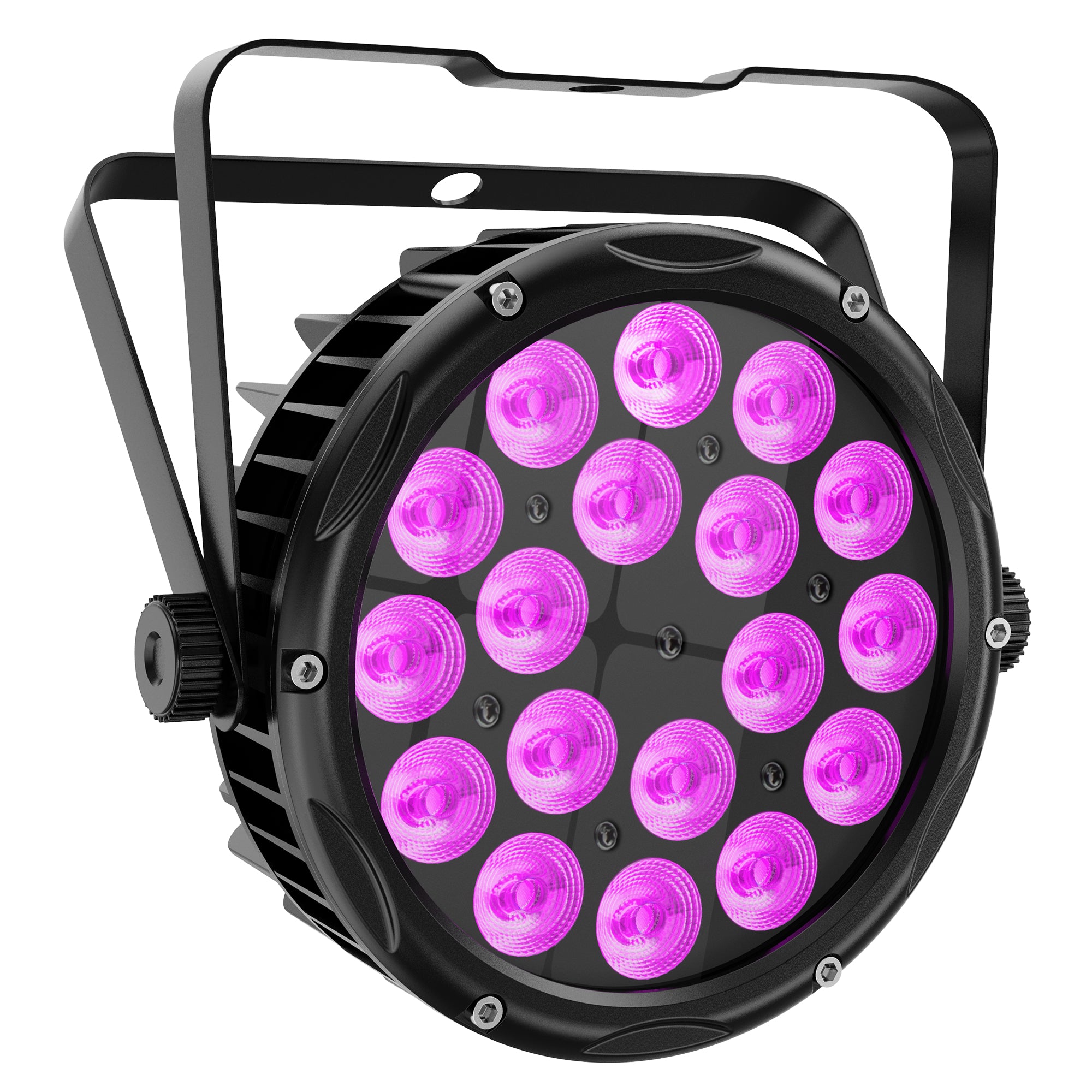 Outdoor RGBWAUV LED Par Light - 18x18W, 6n1