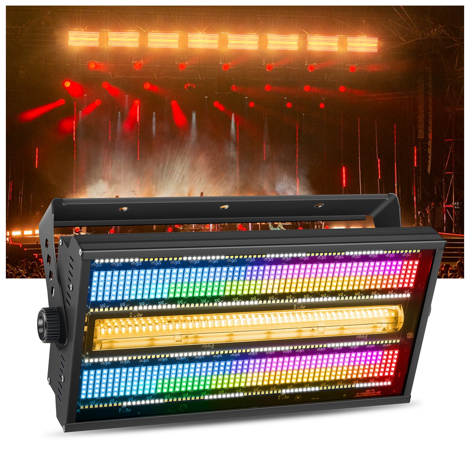 800W RGB+W+A LED DJ Strobe Light Panel