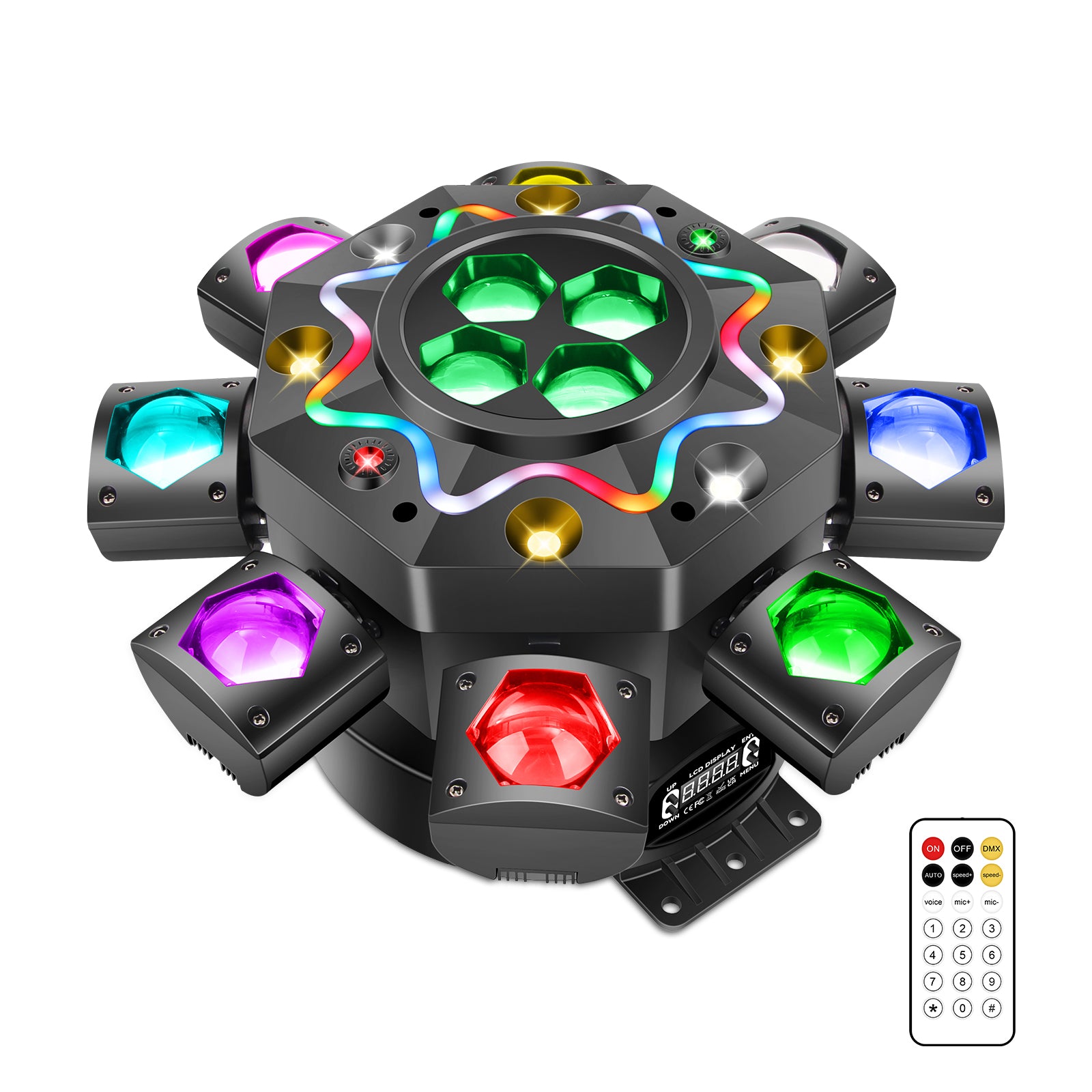 200W LED Hybrid Moving Head Effect Light with 8 Arms