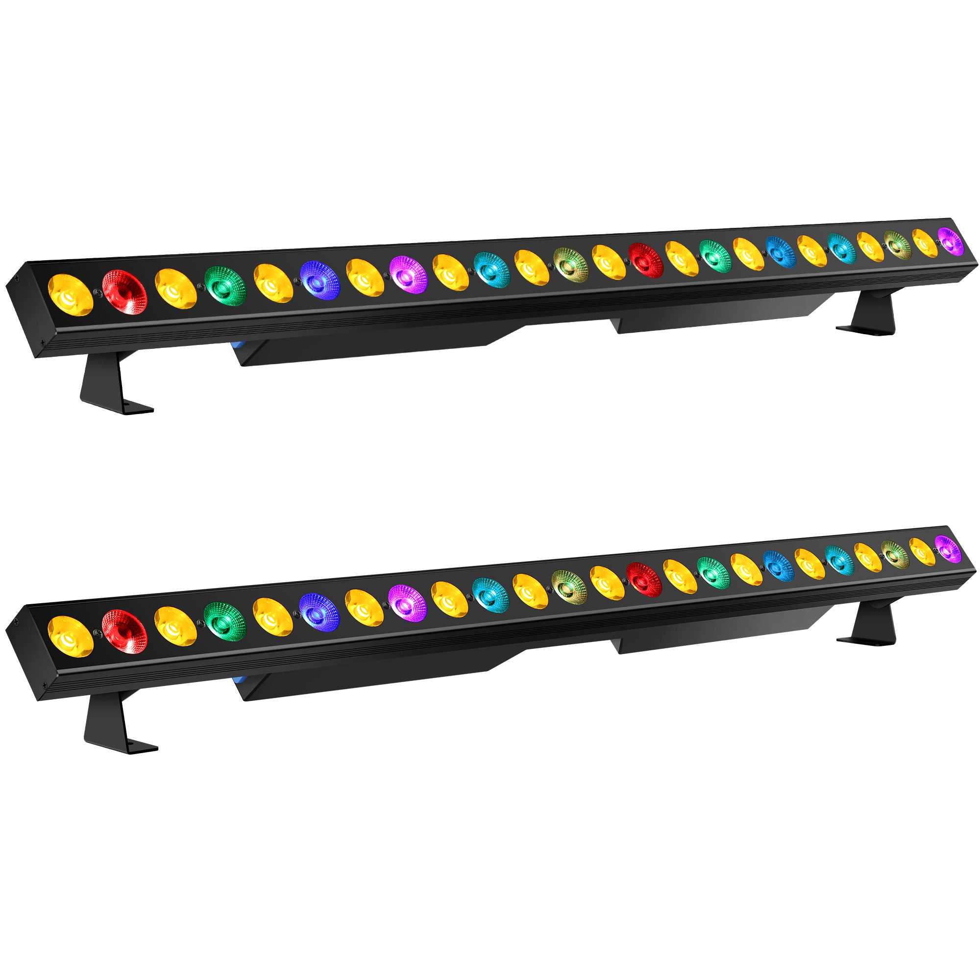 DJ Light Bar - 80W, 12LEDs 3n1 RGB Wash & Warm White Beam