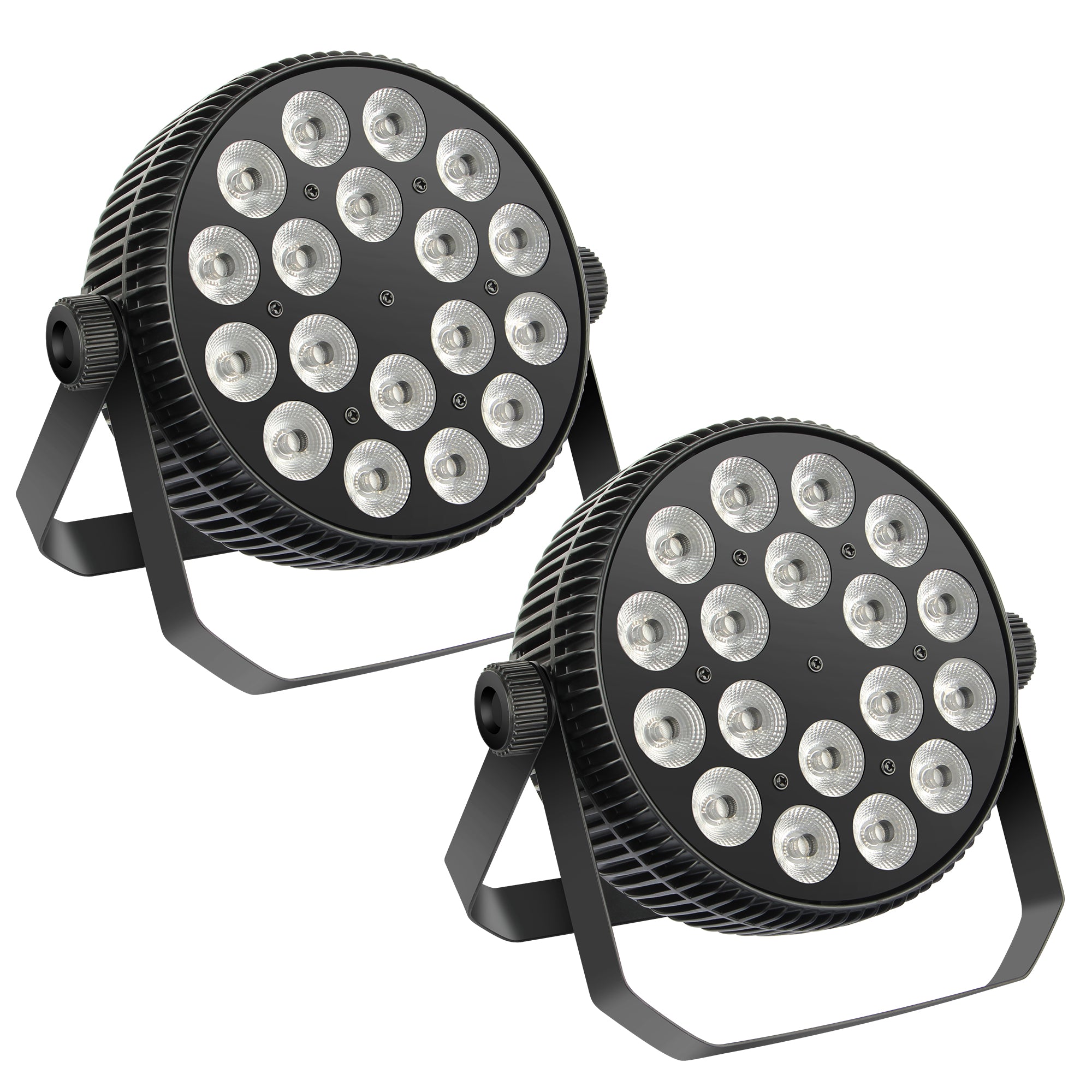 LED Aluminum Par Light - 18x6W, RGBWA+UV 6n1