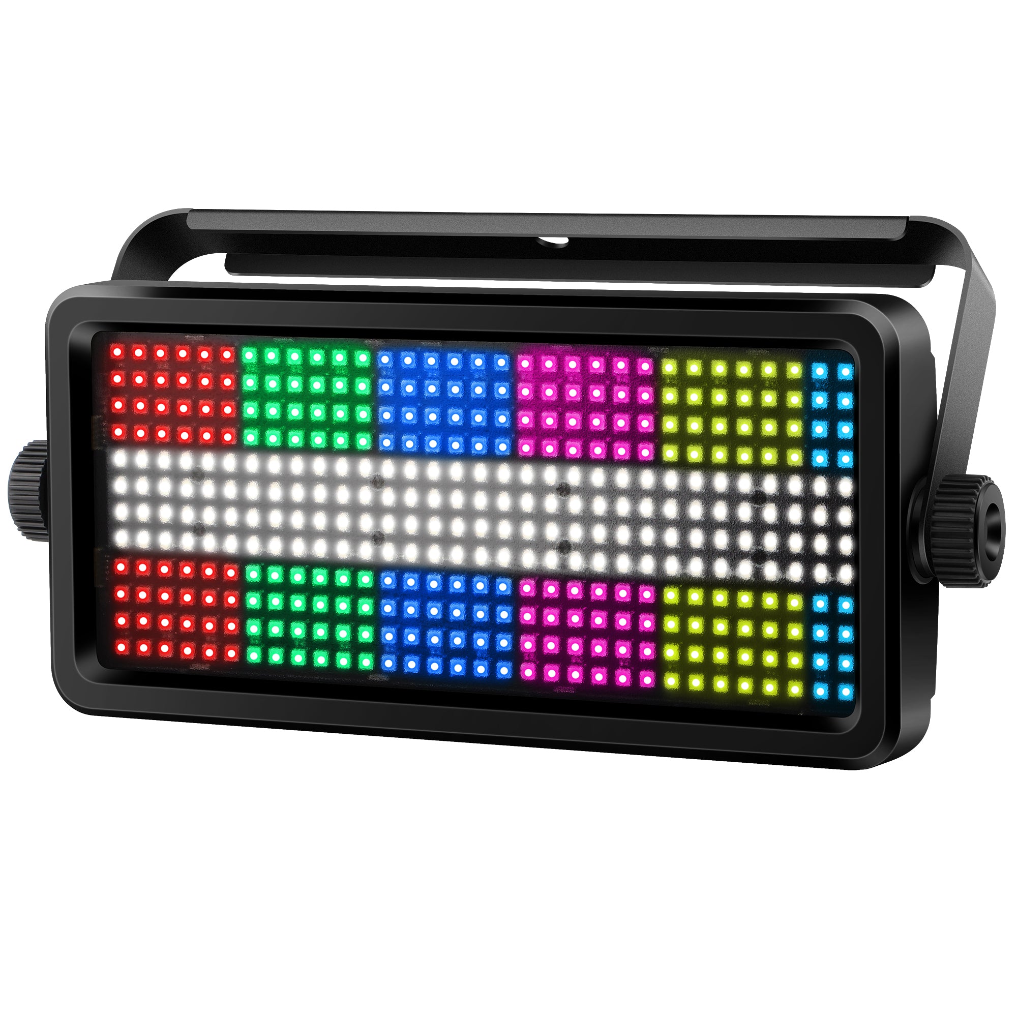 LED Stage Strobe Effect Lights - 120W RGBW, 48 Zones Chasing