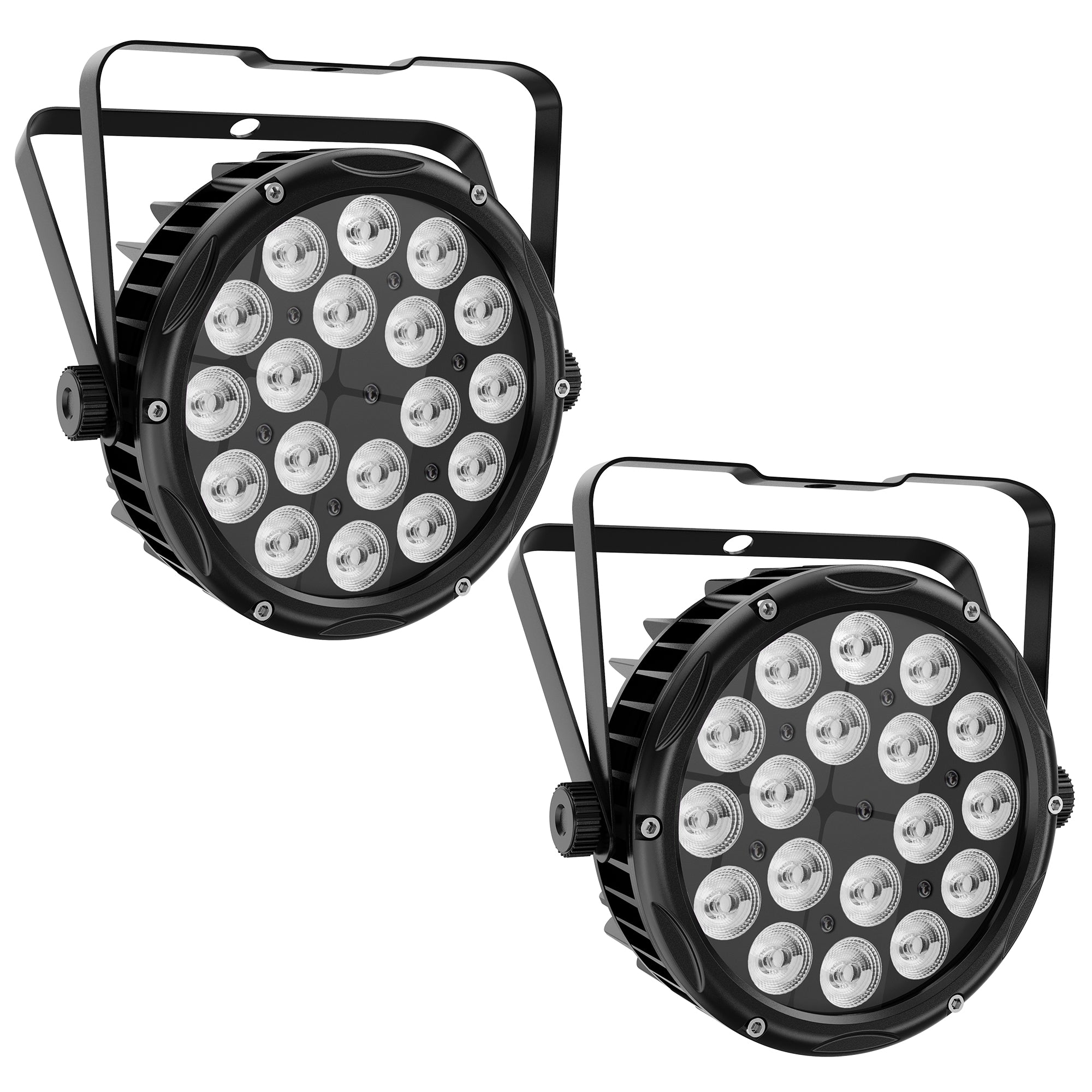 Outdoor RGBWAUV LED Par Light - 18x18W, 6n1