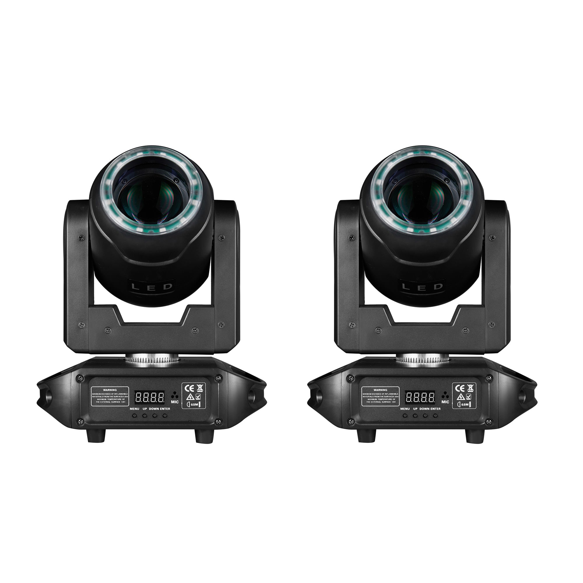 80W Mini Moving Head Beam Spot Light with Ring