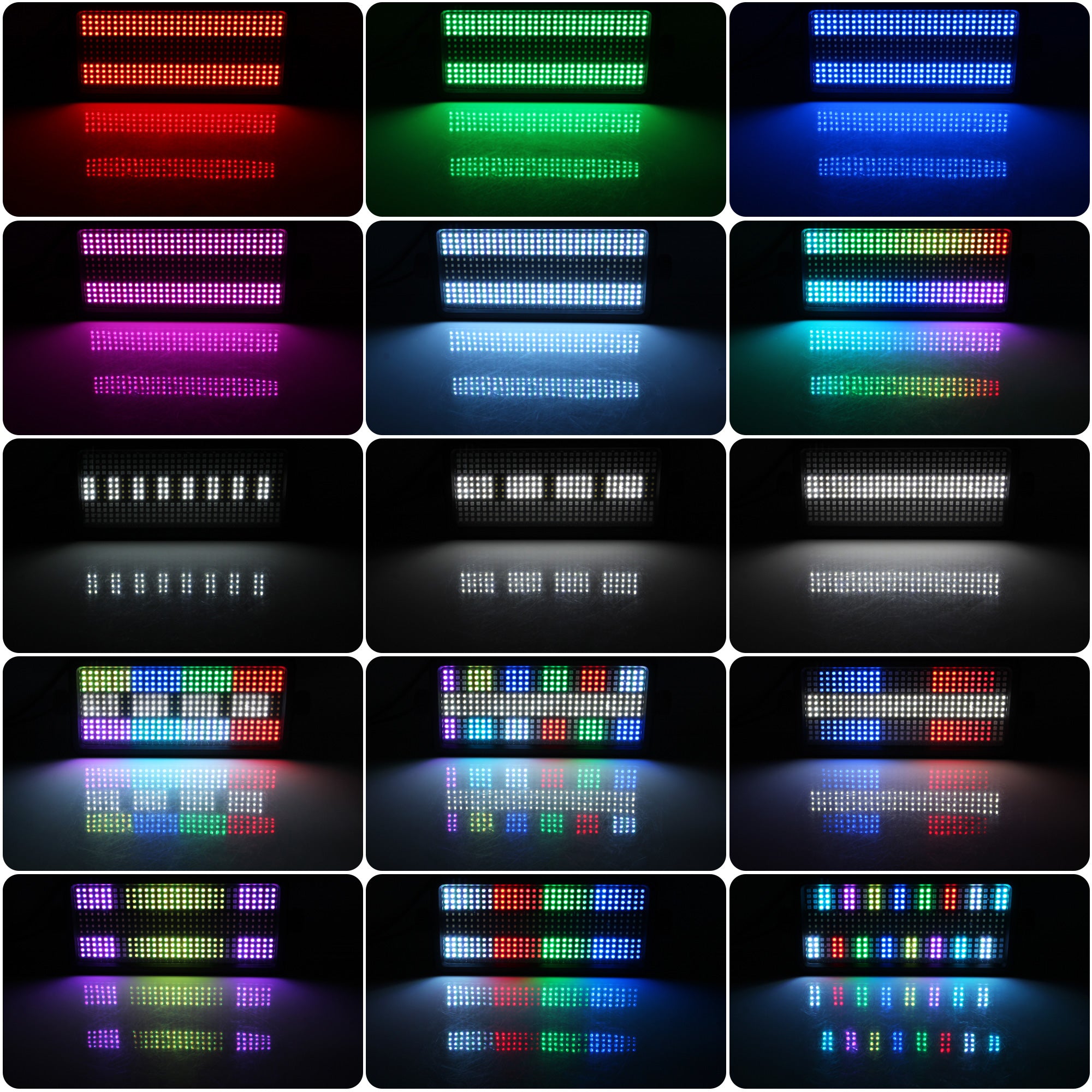 150W RGB+W LED DJ Strobe Light Panel