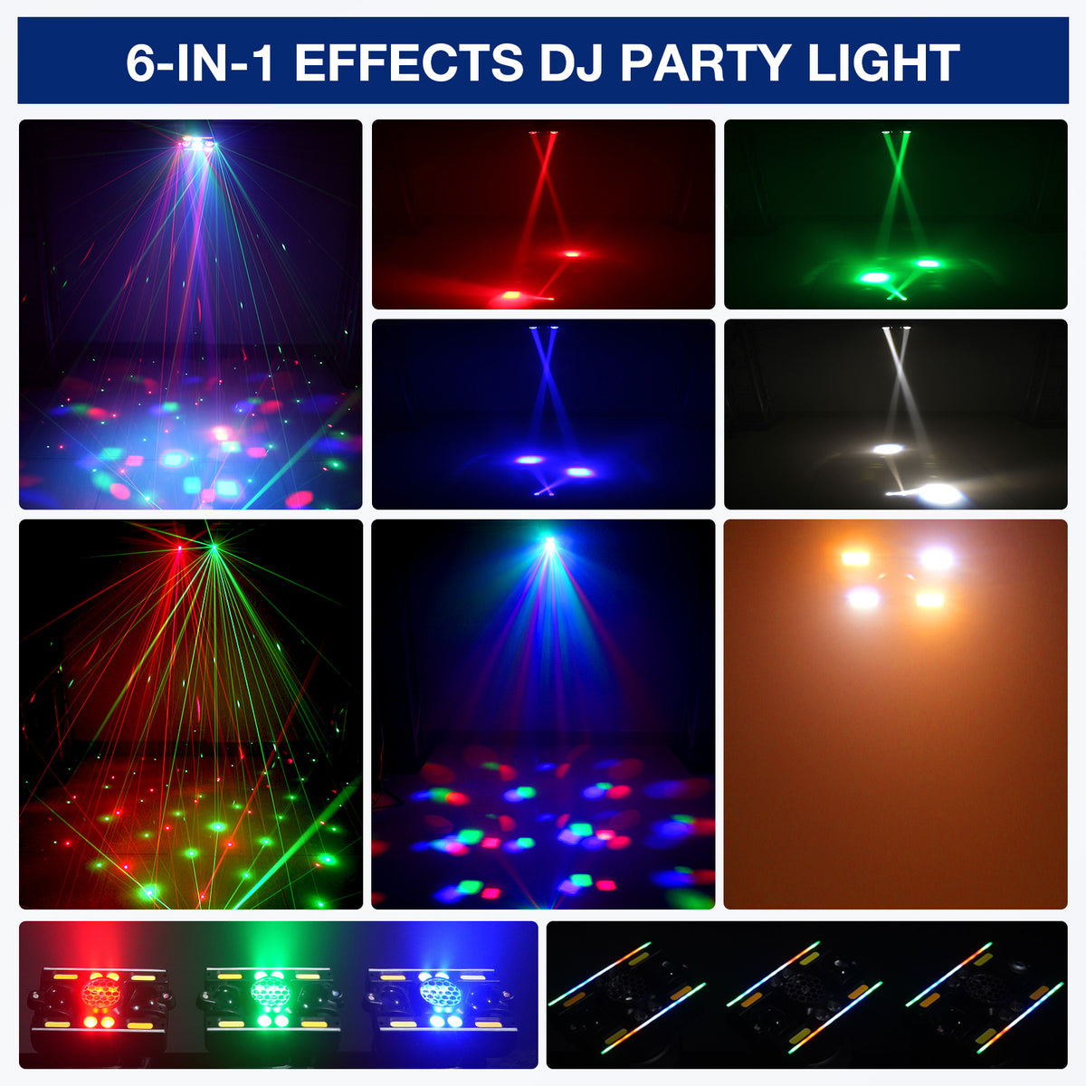 Multi-effect LED Hybrid Moving Head Light