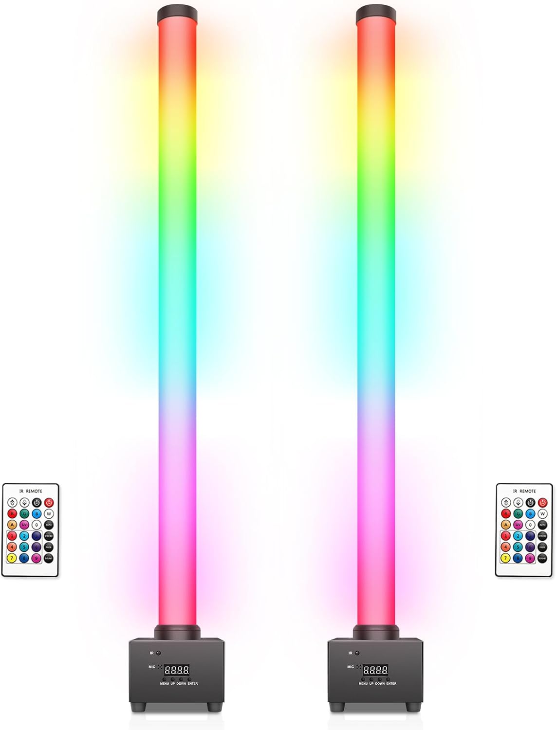 360° RGB LED Pixel Tube Light Bar- Battery Powered