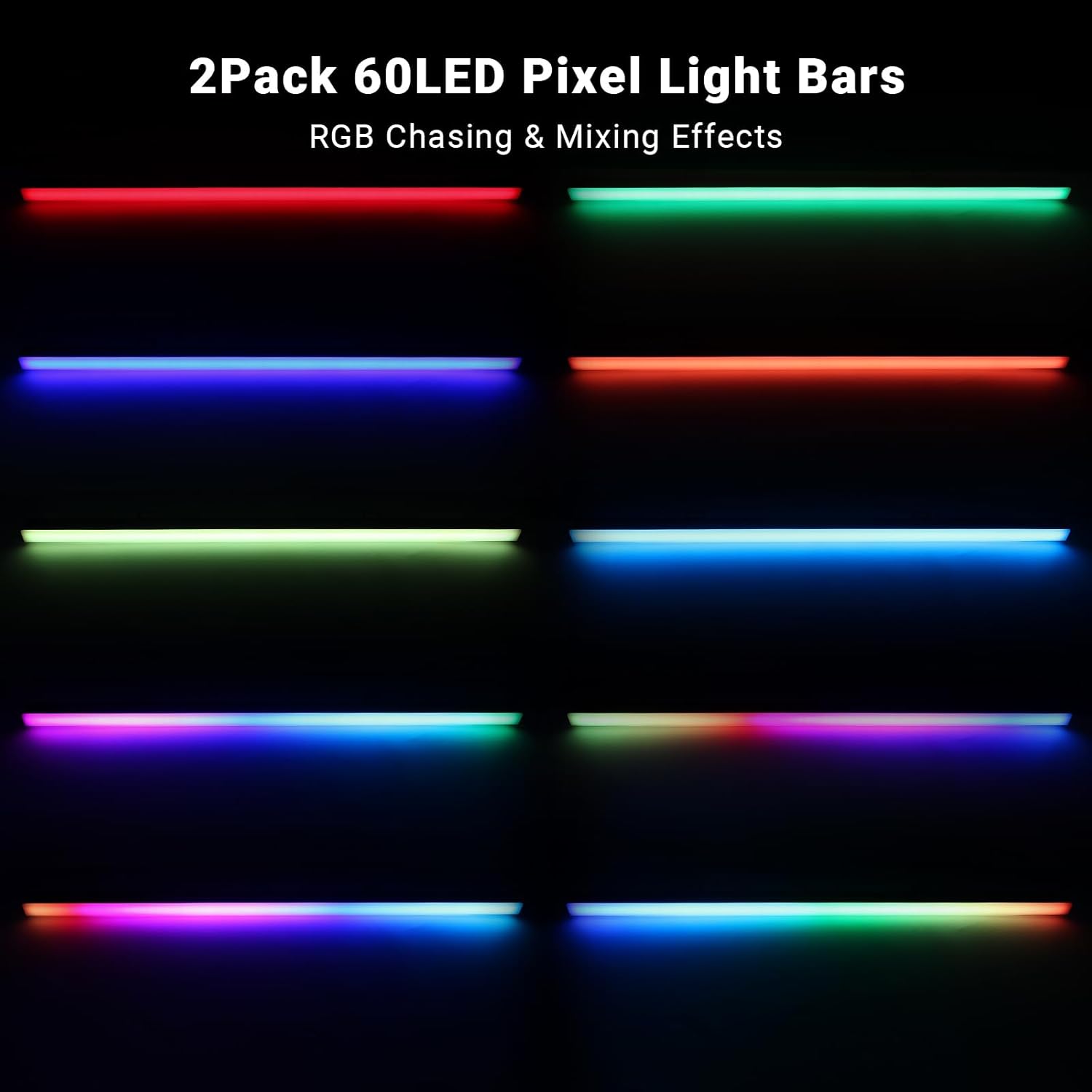 60LED APP Control LED Pixel Bar with Stand