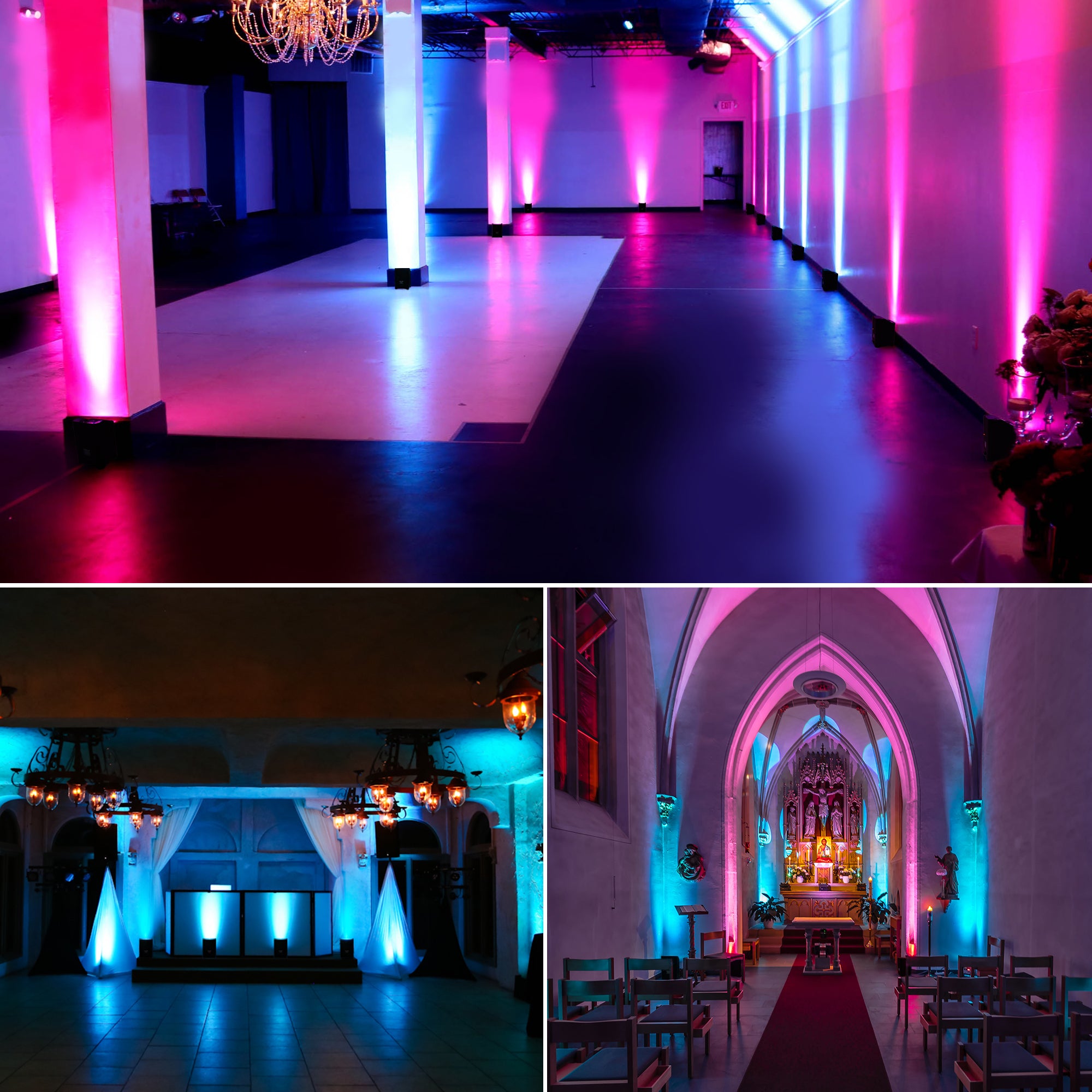 108W RGBWAUV LED Wireless PAR Light