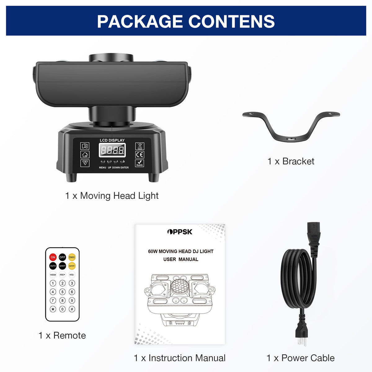 Multi-effect LED Hybrid Moving Head Light