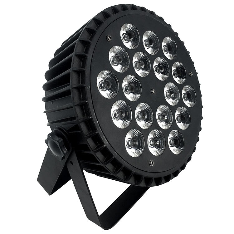 OPPSK Silent Operation Stage Light 18x18W 6in1 RGBWAUV LED Flat Par Light