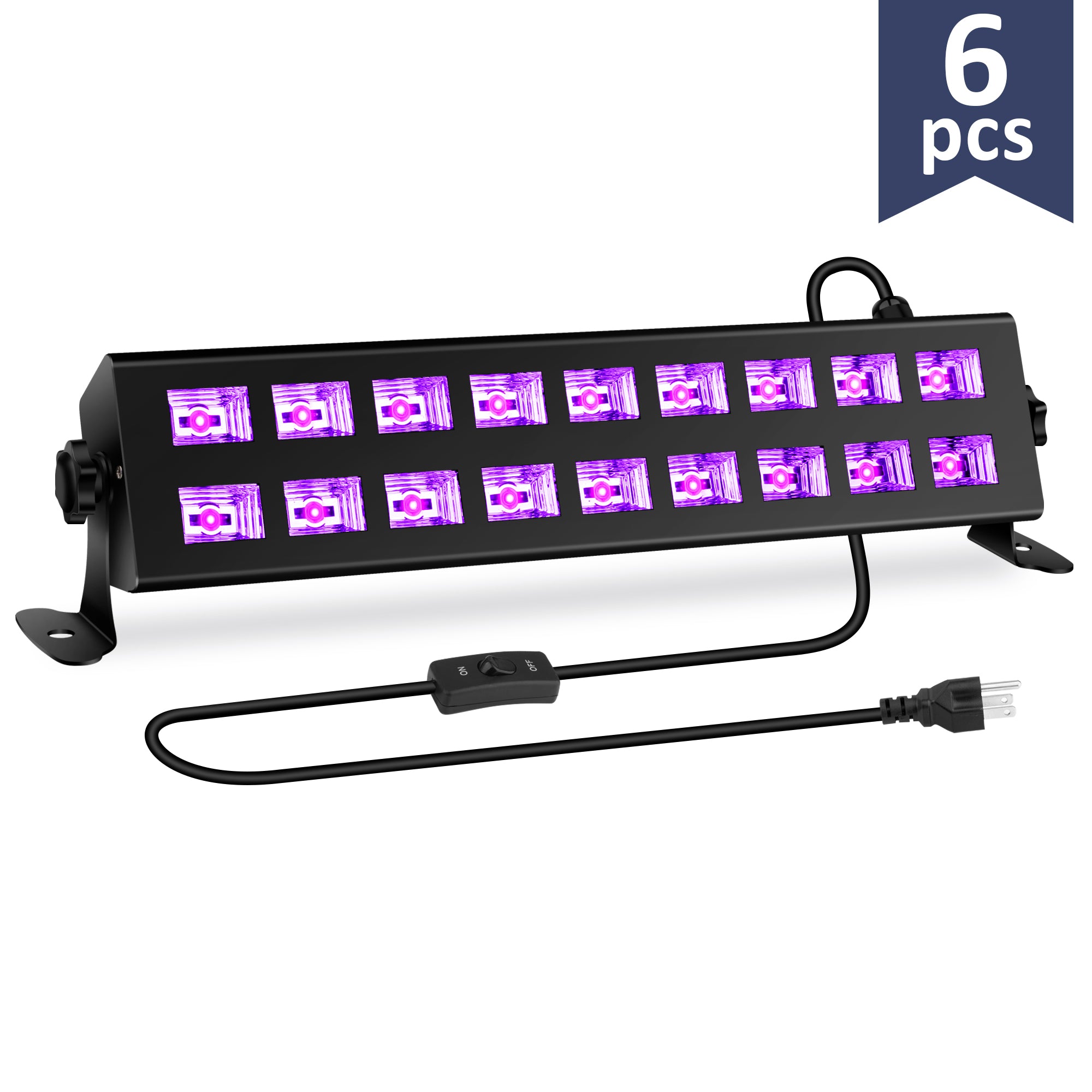 54W 18LED Black Light Bar
