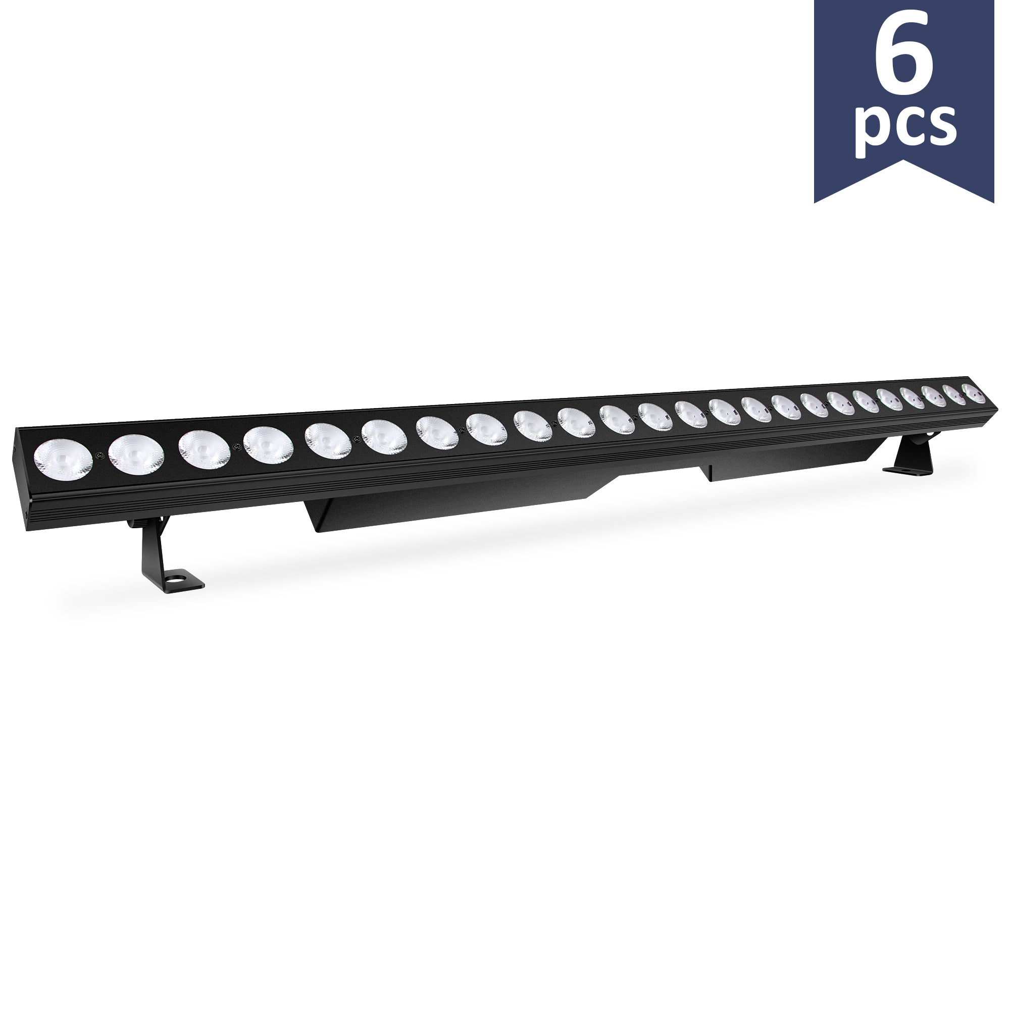 24x6W RGBWAUV 6in1 LED Wash Light Bar