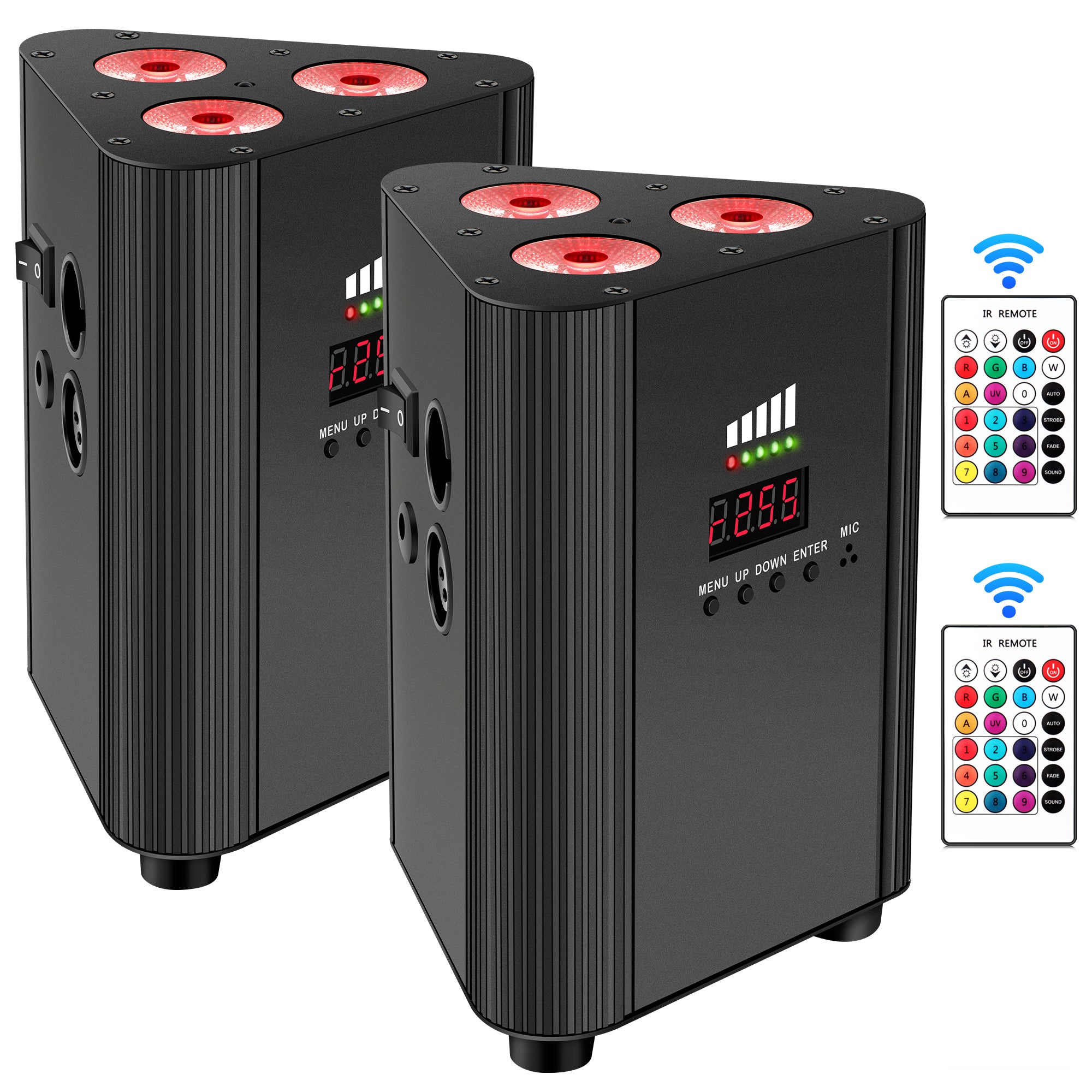 Battery-Powered Wireless Par Light - RGBW 4n1 - For Uplighting