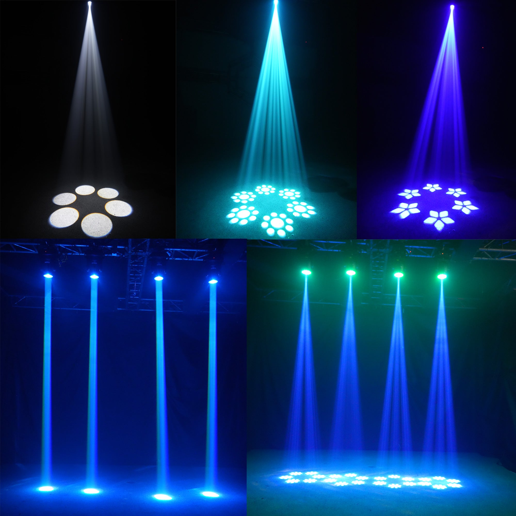 80W Mini Moving Head Beam Spot Light with Ring