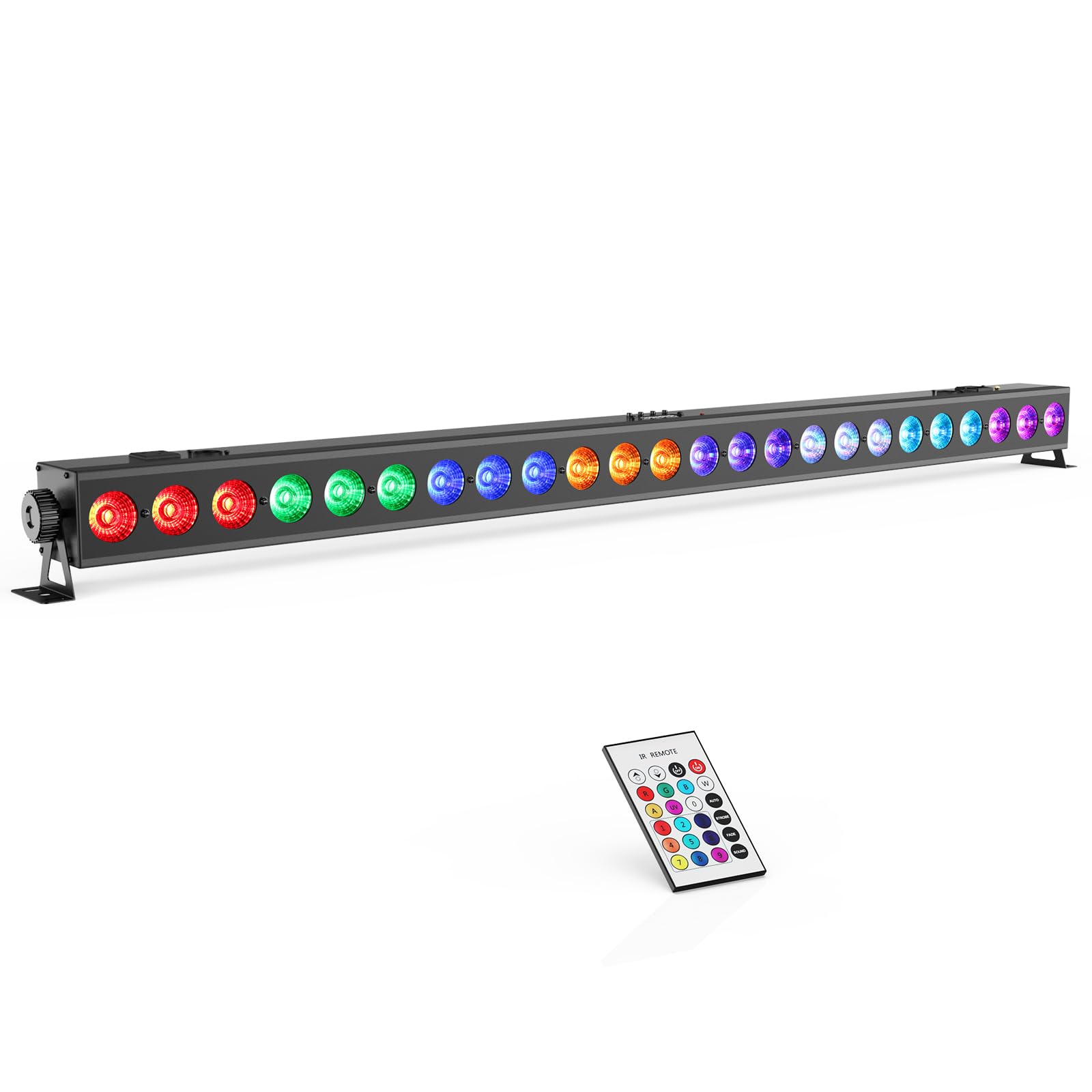 RGBA 4n1  LED Wash Light Bar with Remote