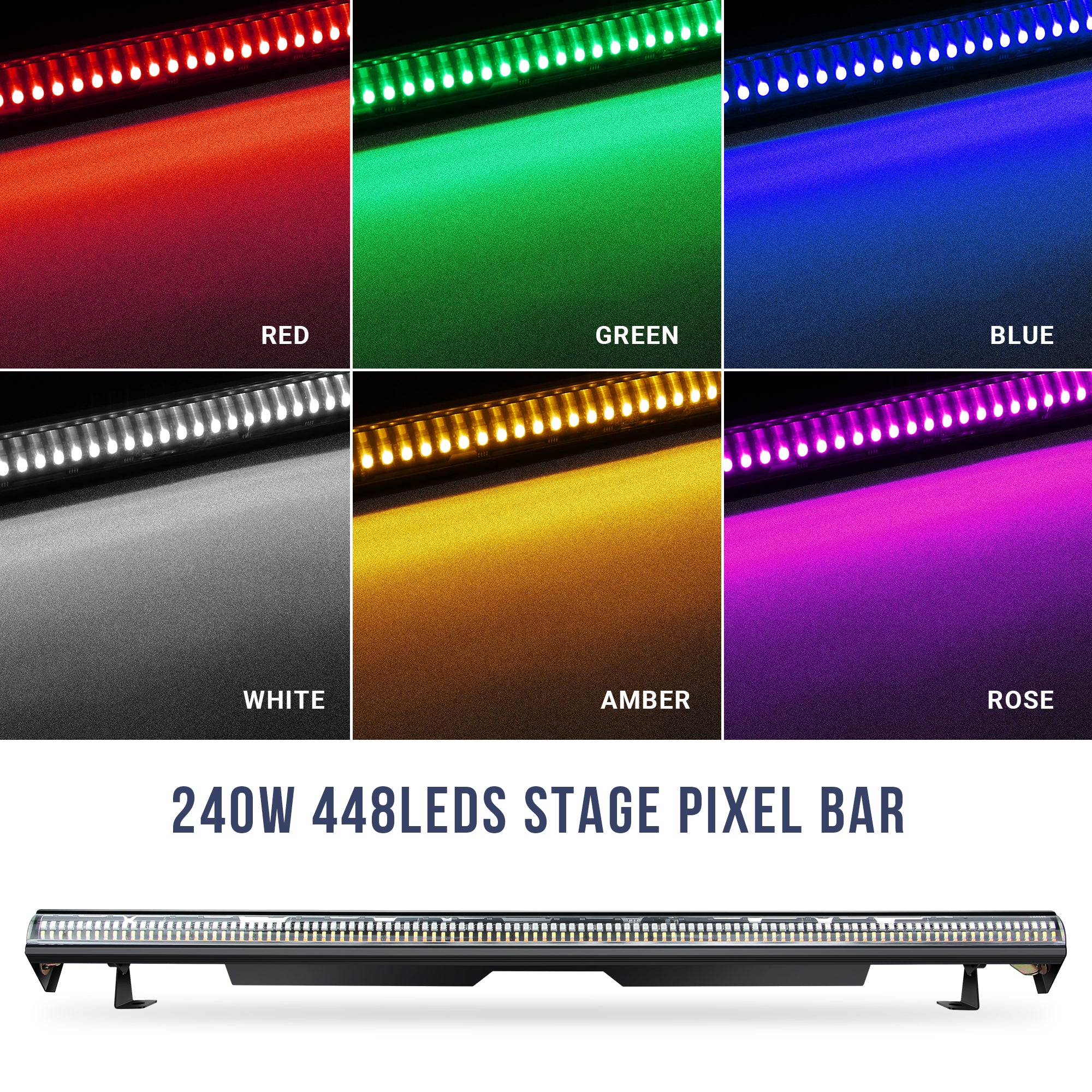 DJ Effect Light bar-448LED RGBWA Pixel Light