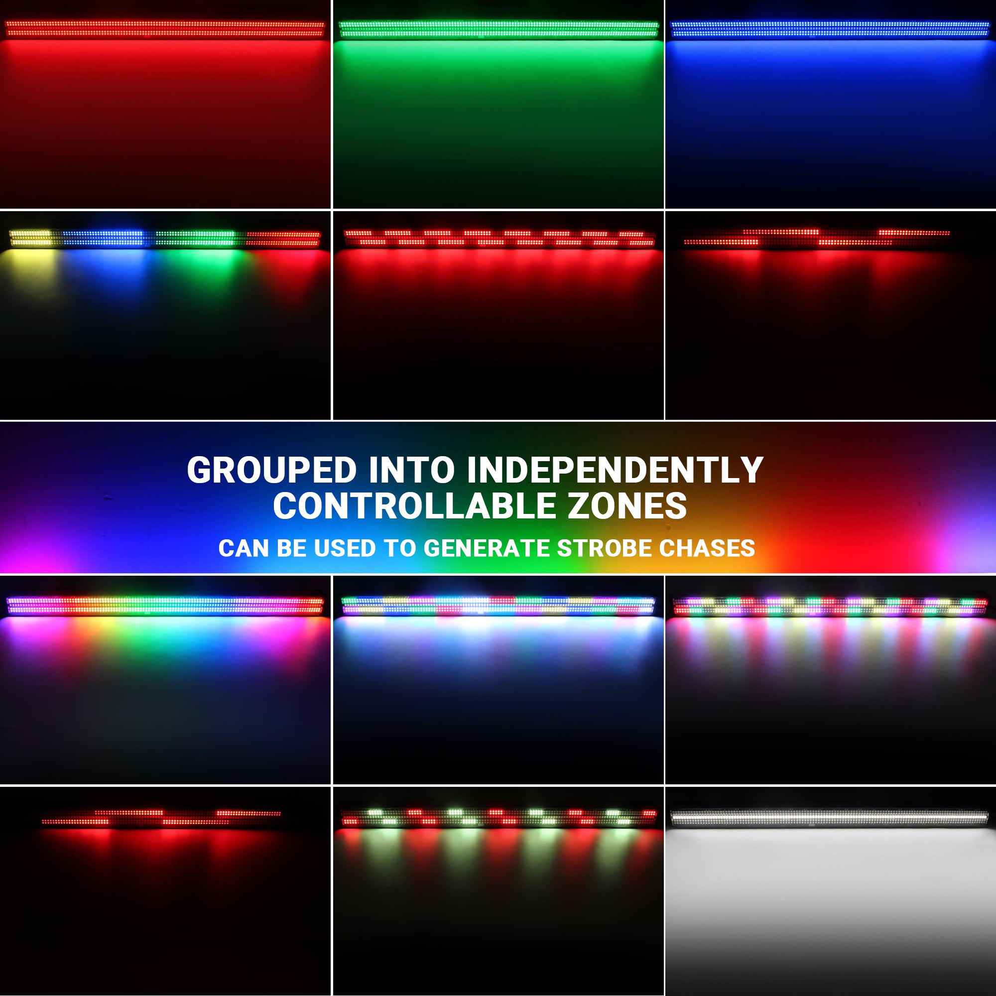 720LED RGB+W DJ Strobe Light Bar