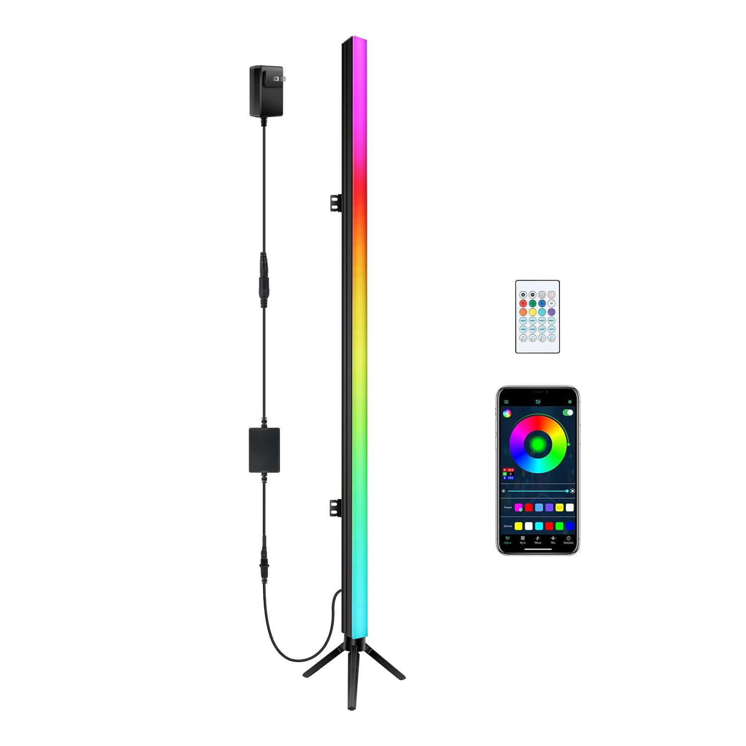 60LED APP Control LED Pixel Bar with Stand