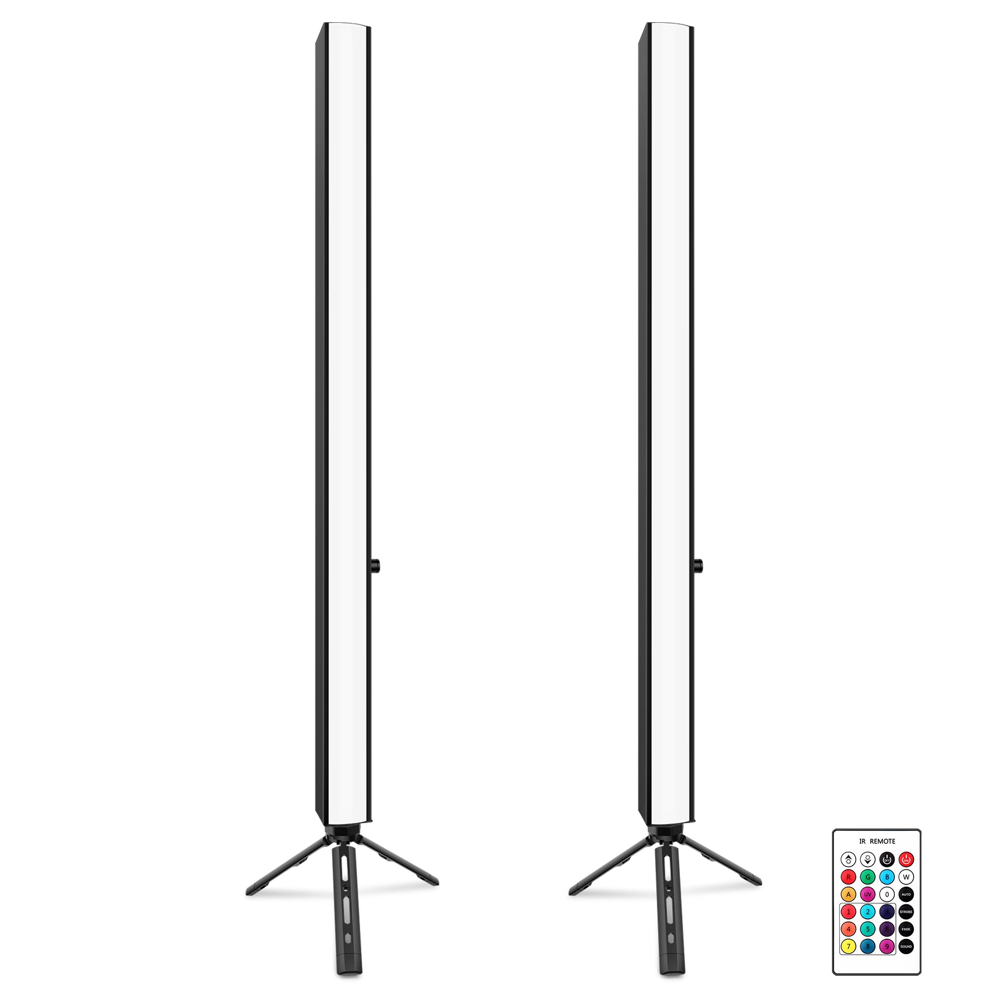 90W Battery Powered RGB 3in1 LED Pixel Light Bar with Stand