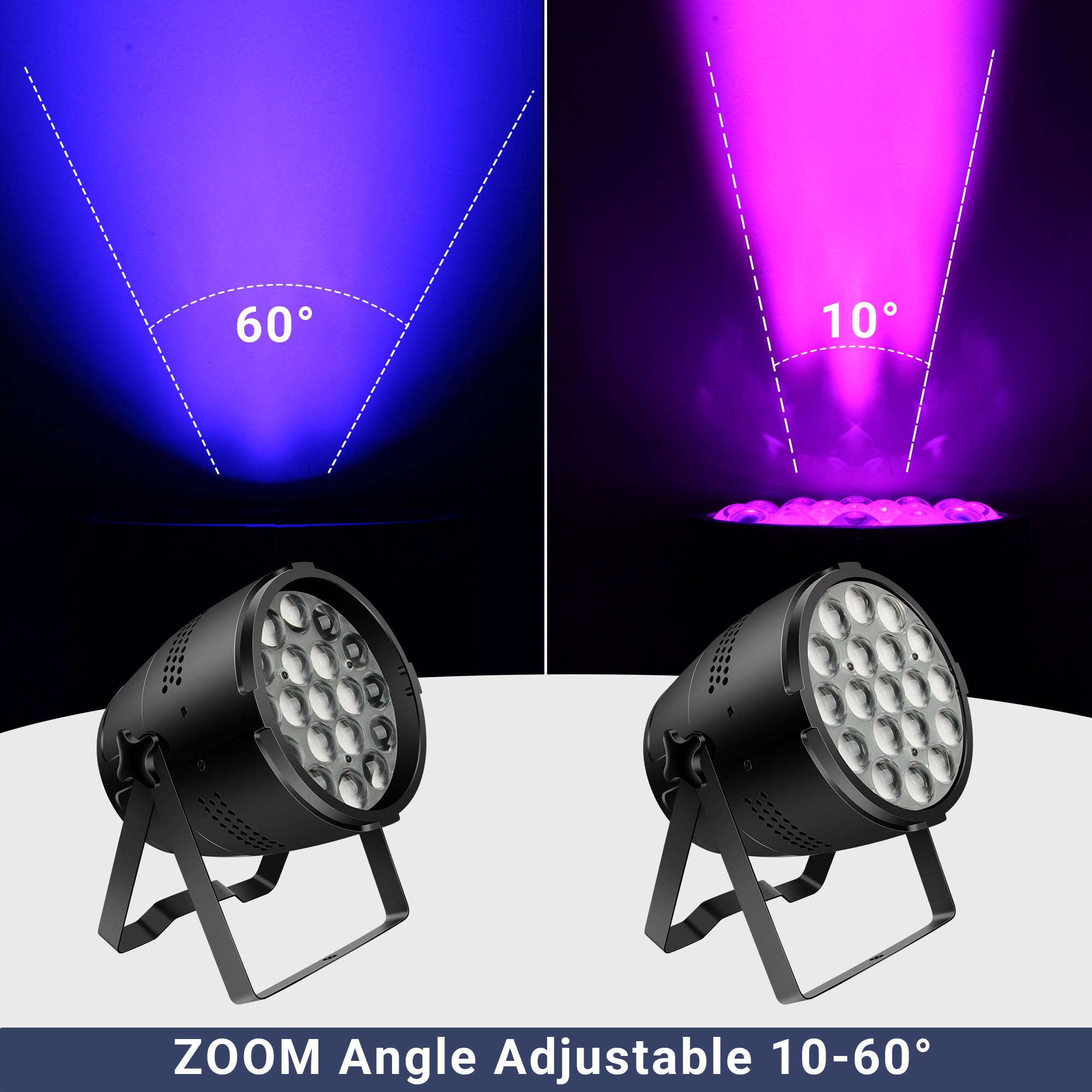 LED Zoomable Par Light - 250W, RGBW 4n1