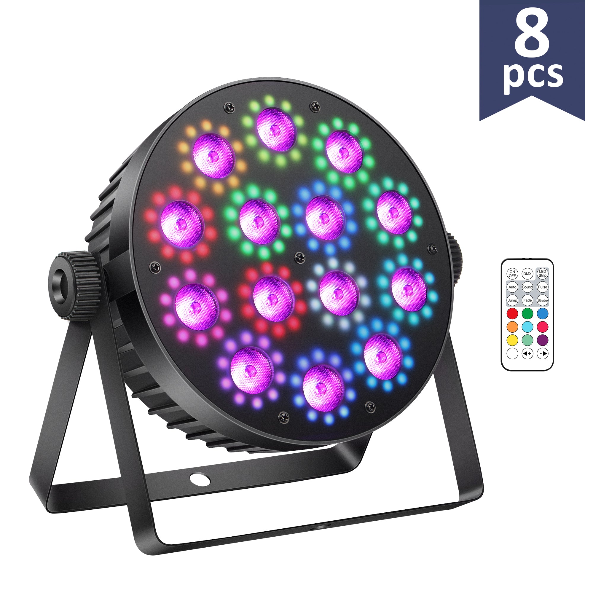 100W RGBW 4in1 LED Par Light with RGB Rings