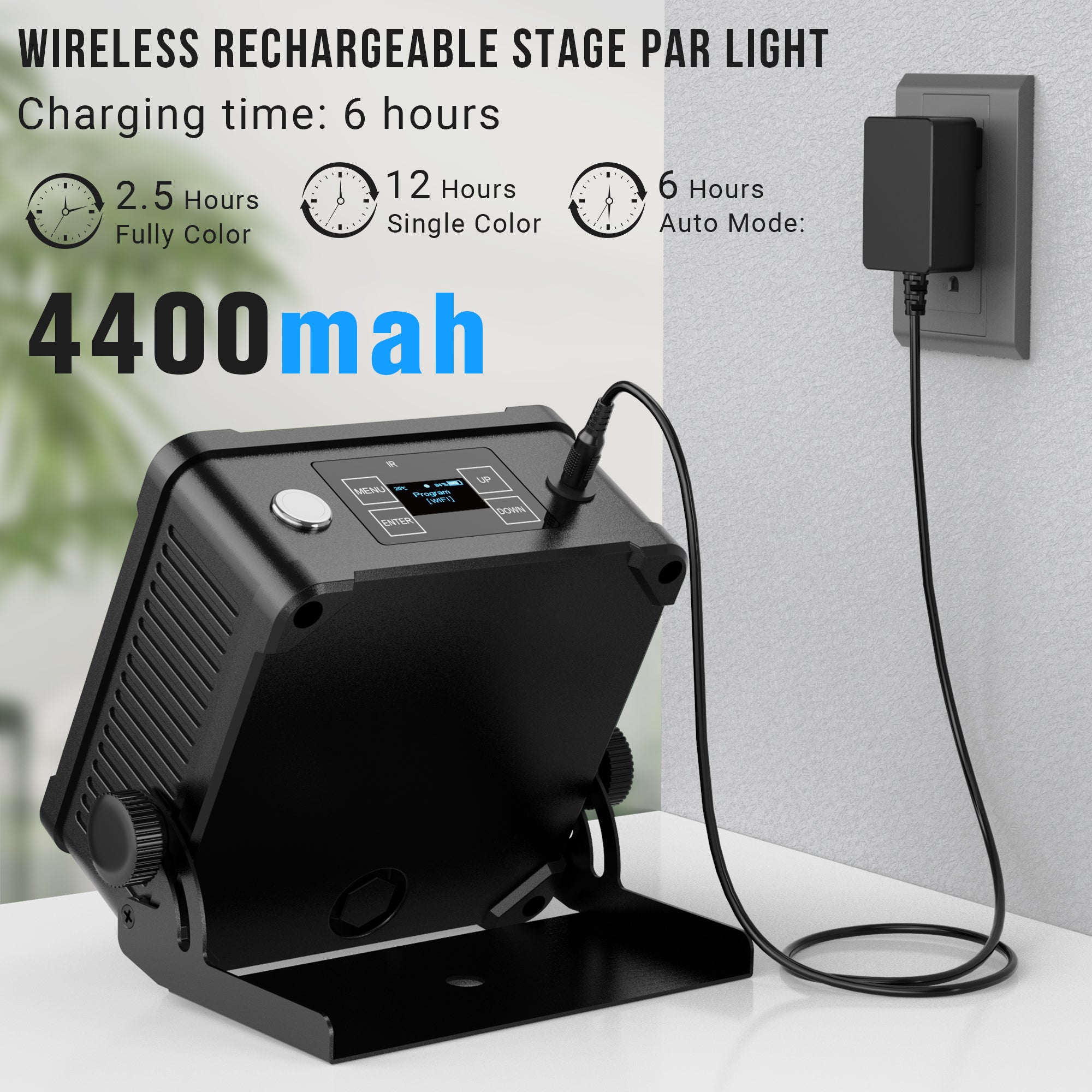 60W Waterproof Battery PAR Light