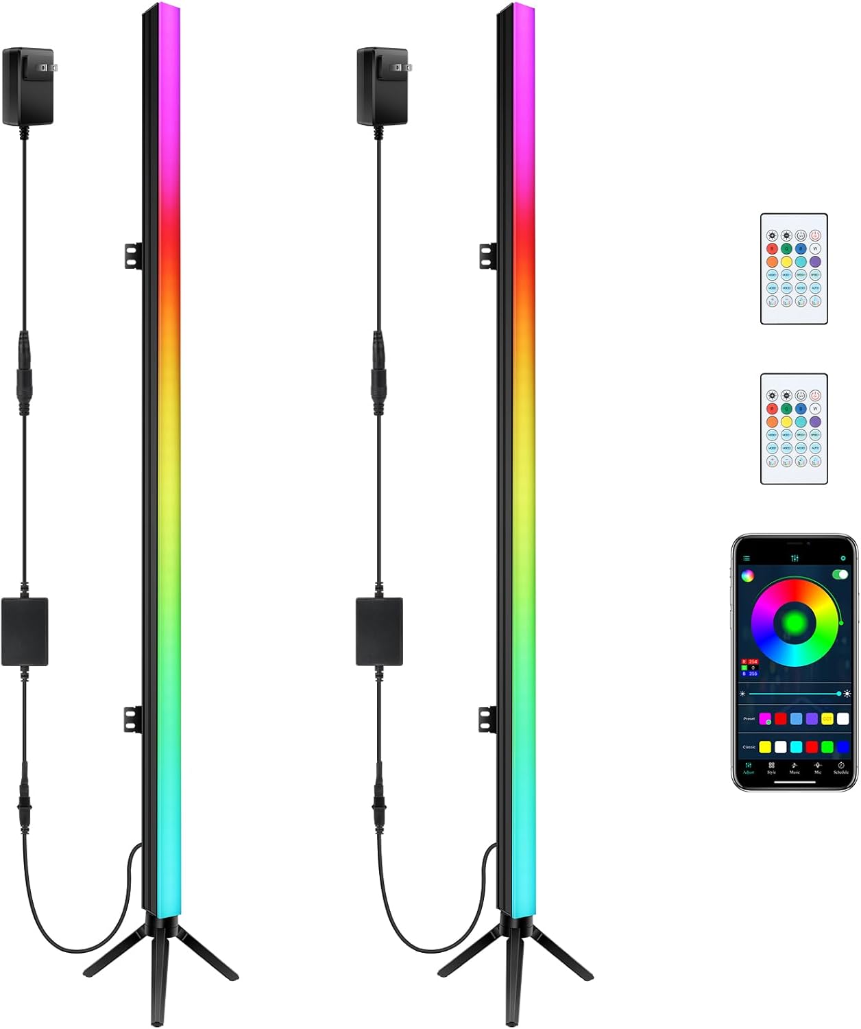 60LED APP Control LED Pixel Bar with Stand