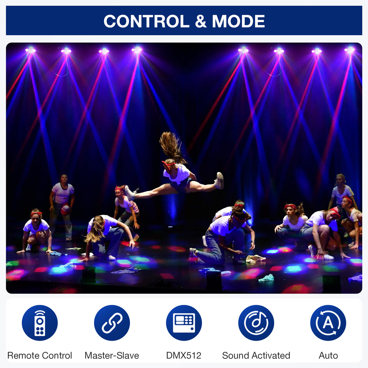 Multi-effect LED Hybrid Moving Head Light