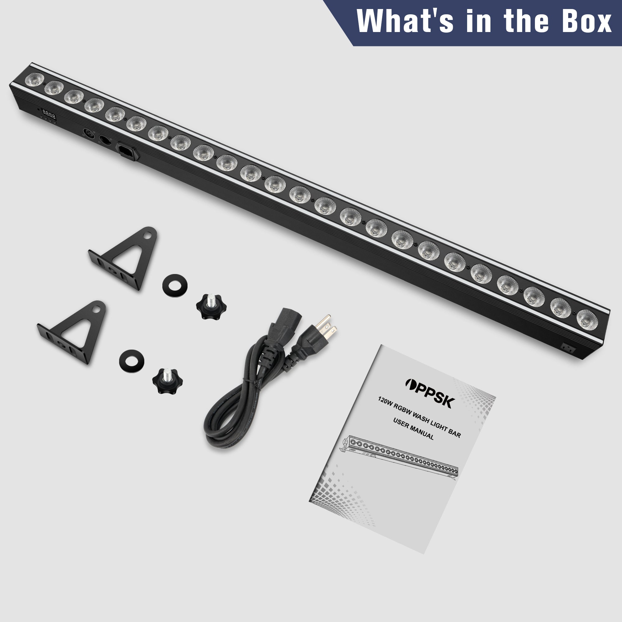 120W RGBW 4in1 LED Wash Light Bar with RGB Strips