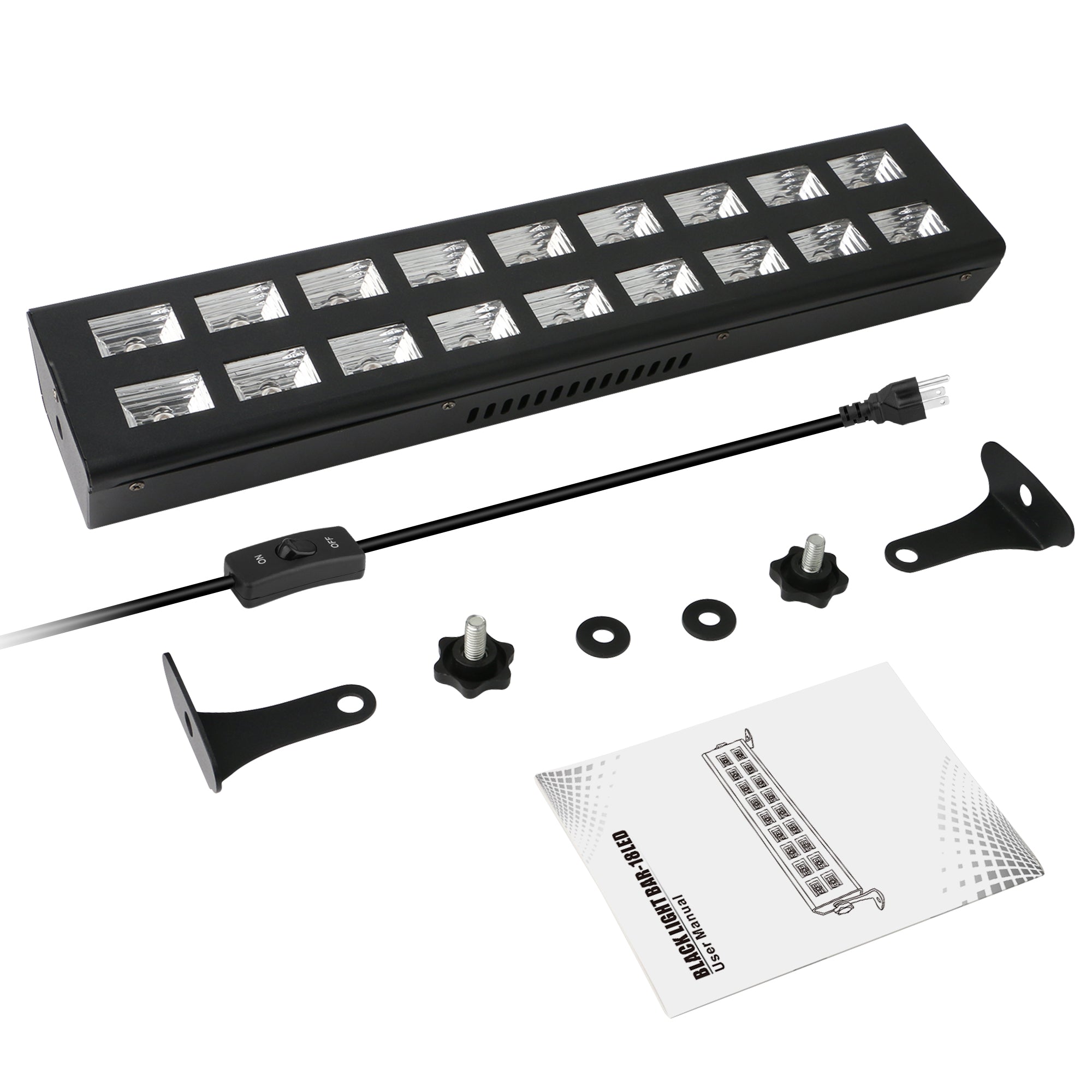 54W 18LED Black Light Bar