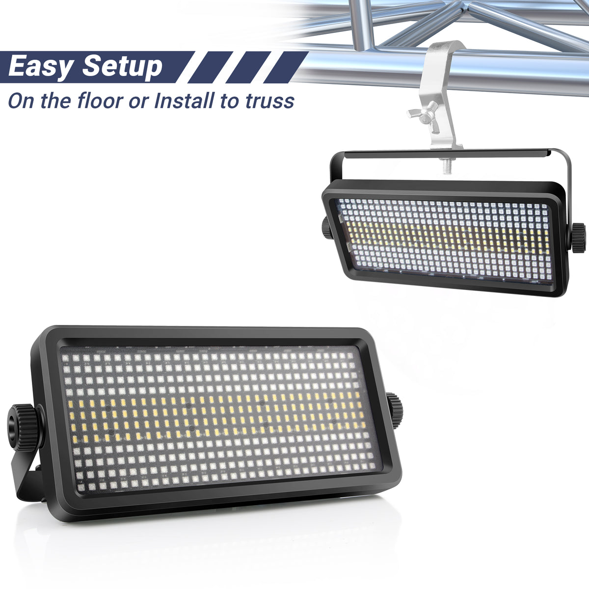 Shop 120W RGBW LED Stage Strobe Effect Lights with 48 Zones Chasing