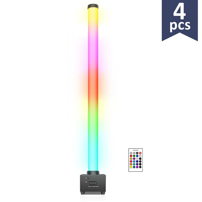 360° RGB LED Pixel Tube Light Bar- Battery Powered