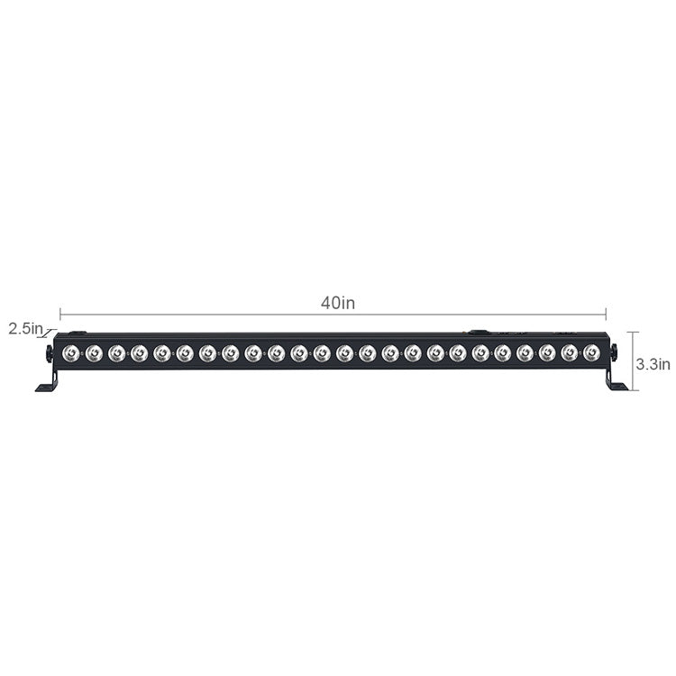 6-Pack, OPPSK 24x4W RGBA 4in1 Indoor LED Wall Washer Light for Wedding Uplighting