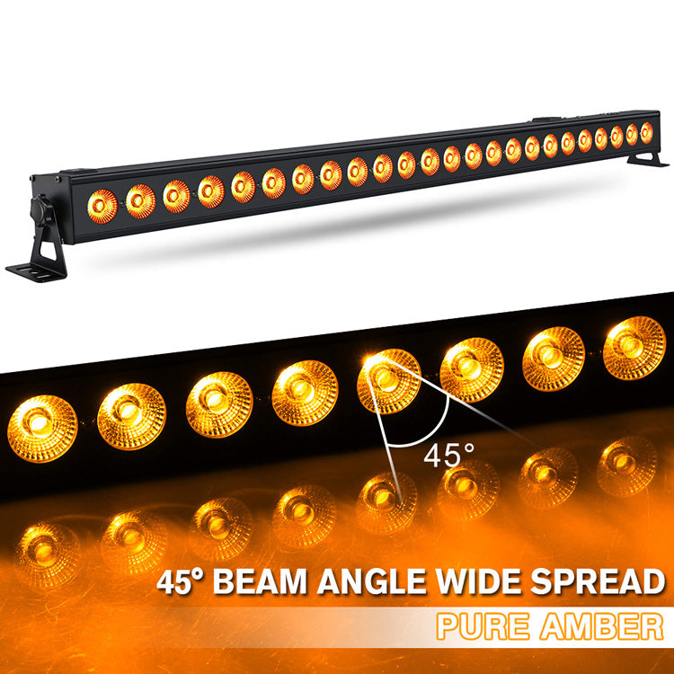 6-Pack, OPPSK 24x4W RGBA 4in1 Indoor LED Wall Washer Light for Wedding Uplighting