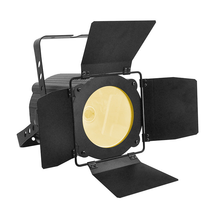 200W Warm White Cold White 2in1 COB LED Par Stage Light with Barn Doors for Theatre Church Wedding - old