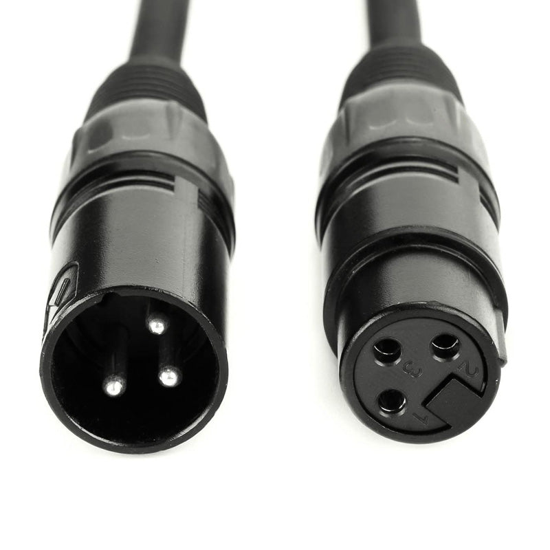 10FT 3M Flexible DMX Cable 3 Pin Signal XLR Male to Female DMX Cable for DJ Stage Lights